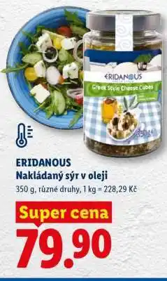 Lidl ERIDANOUS Nakládaný sýr v oleji nabídka