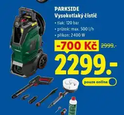 Lidl Parkside Vysokotlaký čistič nabídka