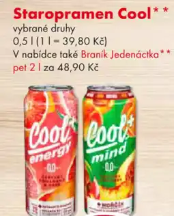 CBA Staropramen Cool nabídka