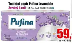 EVA Toaletní papír Pufina Levandule nabídka