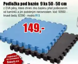 EVA Podložka pod bazén 9 ks nabídka