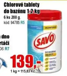EVA Chlorové tablety do bazénu nabídka