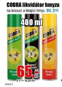EVA COBRA likvidátor hmyzu nabídka