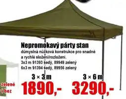 EVA Nepromokavý párty stan nabídka