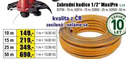 EVA Zahradní hadice 1/2" MasiPro nabídka