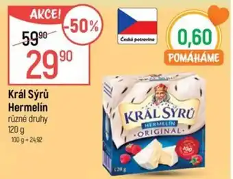 Globus Král Sýrů Hermelín nabídka