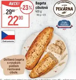 Globus Bageta cibulová nabídka