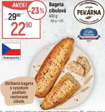 Globus Bageta cibulová nabídka