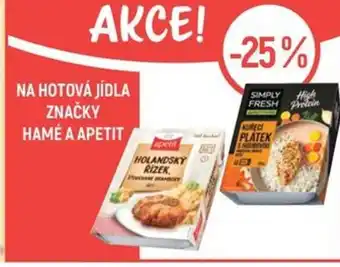 Globus Na hotová jídla značky Hamé a apetit nabídka