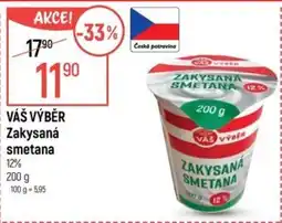 Globus VÁŠ VÝBĚR Zakysaná smetana nabídka