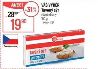 Globus VÁS VÝBĚR Tavený sýr nabídka