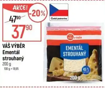 Globus VÁŠ VÝBĚR Ementál strouhaný nabídka