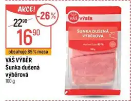 Globus VÁŠ VÝBĚR Šunka dušená výběrová nabídka