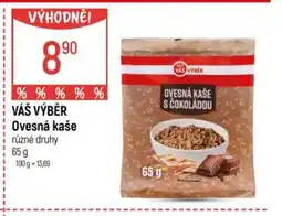 Globus VÁŠ VÝBĚR Ovesná kaše nabídka