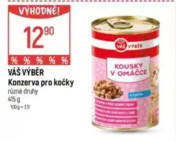 Globus VÁŠ VÝBĚR Konzerva pro kočky nabídka