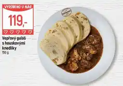 Globus Vepřový guláš s houskovými knedlíky nabídka