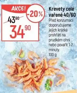 Globus Krevety celé vařené 40/60 nabídka