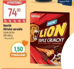 Globus Nestlé Dětské cereálie nabídka