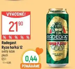 Globus Radegast Ryze hořká 12 nabídka