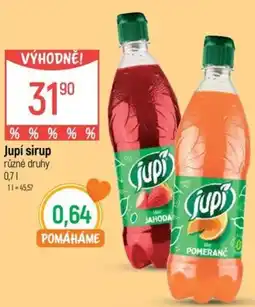 Globus Jupí sirup nabídka