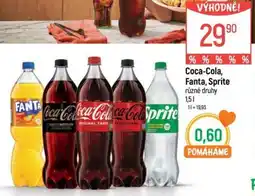 Globus Coca-Cola, Fanta, Sprite nabídka