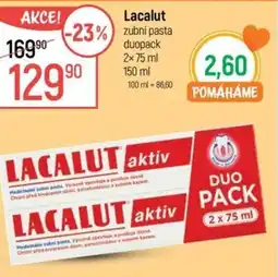 Globus Lacalut zubní pasta nabídka