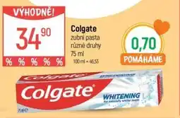 Globus Colgate zubní pasta nabídka