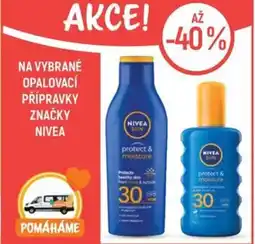 Globus Na vybrané opalovací přípravky značky Nivea nabídka