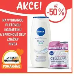 Globus Na vybranou pleťovou kosmetiku a sprchové gely značky Nivea nabídka