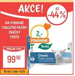 Globus Na vybrané toaletní papíry značky Tento nabídka