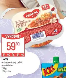 Globus Hami masozeleninový talířek nabídka