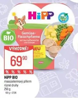 Globus Hipp Bio masozeleninový příkrm nabídka