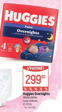 Globus Huggies Overnights nabídka