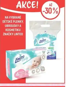 Globus Na vybrané dětské plenky, ubrousky a kosmetiku značky Linteo nabídka