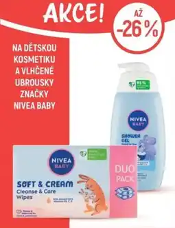 Globus Na dětskou kosmetiku a vlhčené ubrousky značky Nivea Baby nabídka