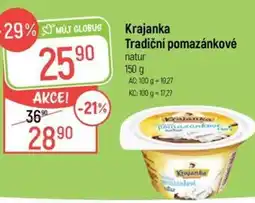 Globus Krajanka Tradiční pomazánkové nabídka