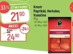 Globus Kmotr Paprikáš, Herkules, Vysočina nabídka