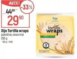 Globus Dijo Tortilla wraps nabídka
