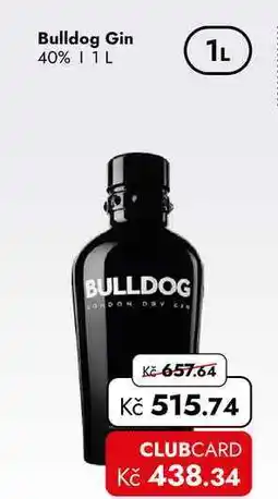 TRAVEL FREE Bulldog Gin 40% nabídka