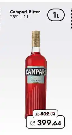 TRAVEL FREE Campari Bitter 25% nabídka