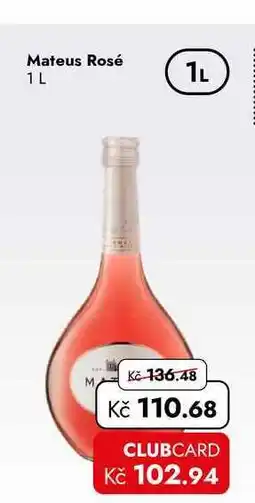 TRAVEL FREE Mateus Rosé nabídka
