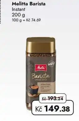 TRAVEL FREE Melitta Barista Instant nabídka
