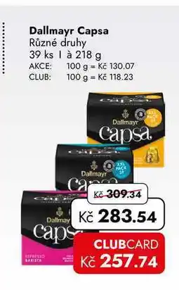 TRAVEL FREE Dallmayr Capsa Různé druhy 39 ks nabídka