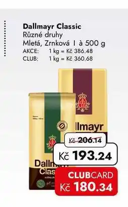 TRAVEL FREE Dallmayr Classic Různé druhy Mletá, Zrnková | à nabídka