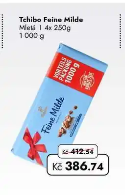 TRAVEL FREE Tchibo Feine Milde Mletá | 4x 250g 1.000 g nabídka