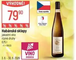 Globus Habánské sklepy nabídka