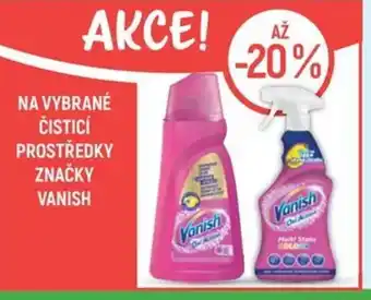 Globus Na vybrané čisticí prostředky značky Vanish nabídka