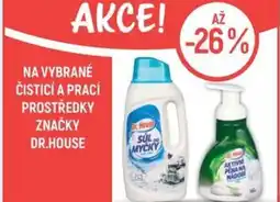 Globus Na vybrané čisticí a prací prostředky značky Dr.House nabídka