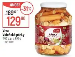 Globus Viva Vídeňské párky nabídka