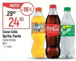 Globus Coca-Cola Sprite, Fanta nabídka